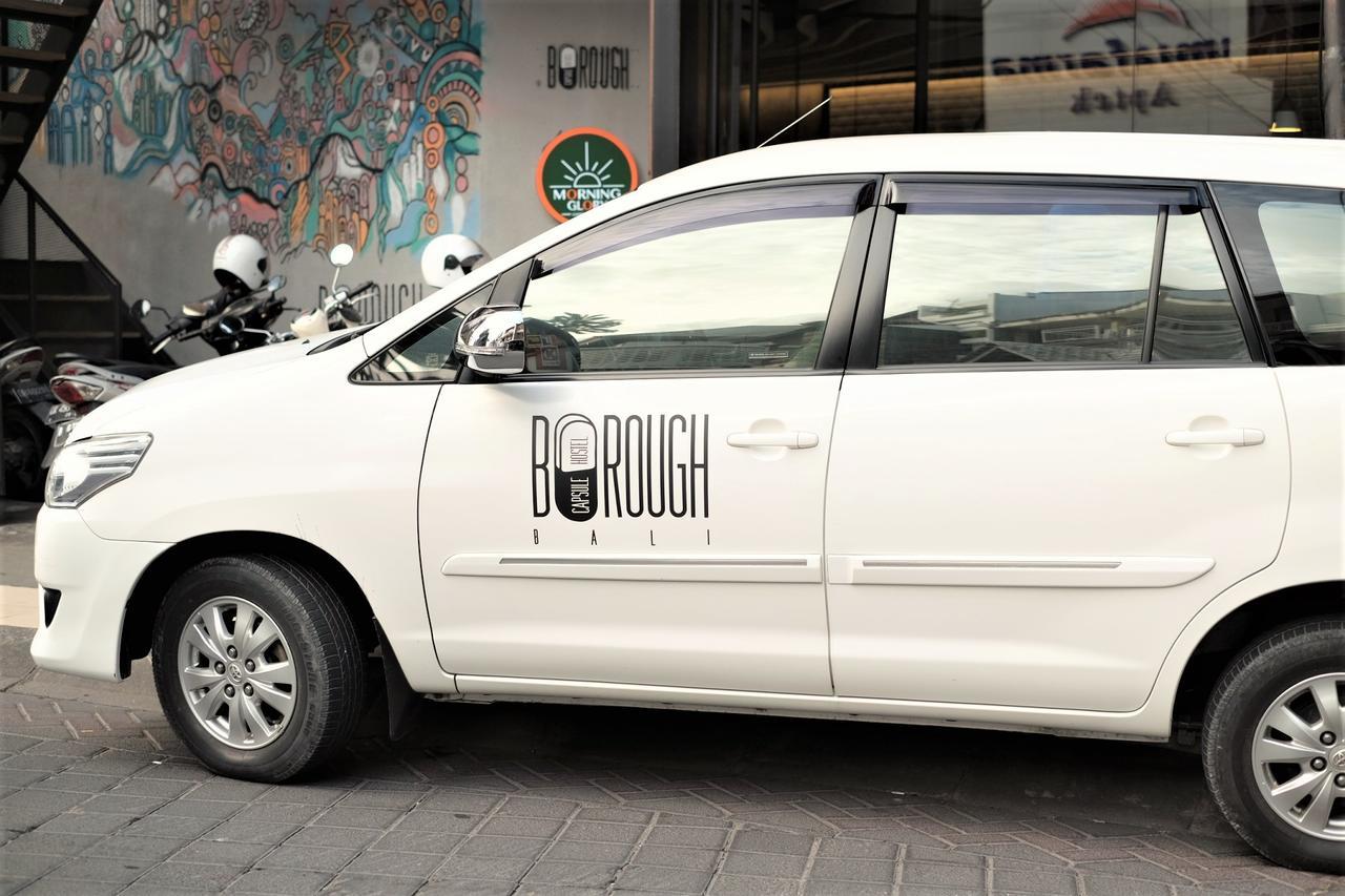 Borough Capsule Hostel Bali Legian Exterior foto